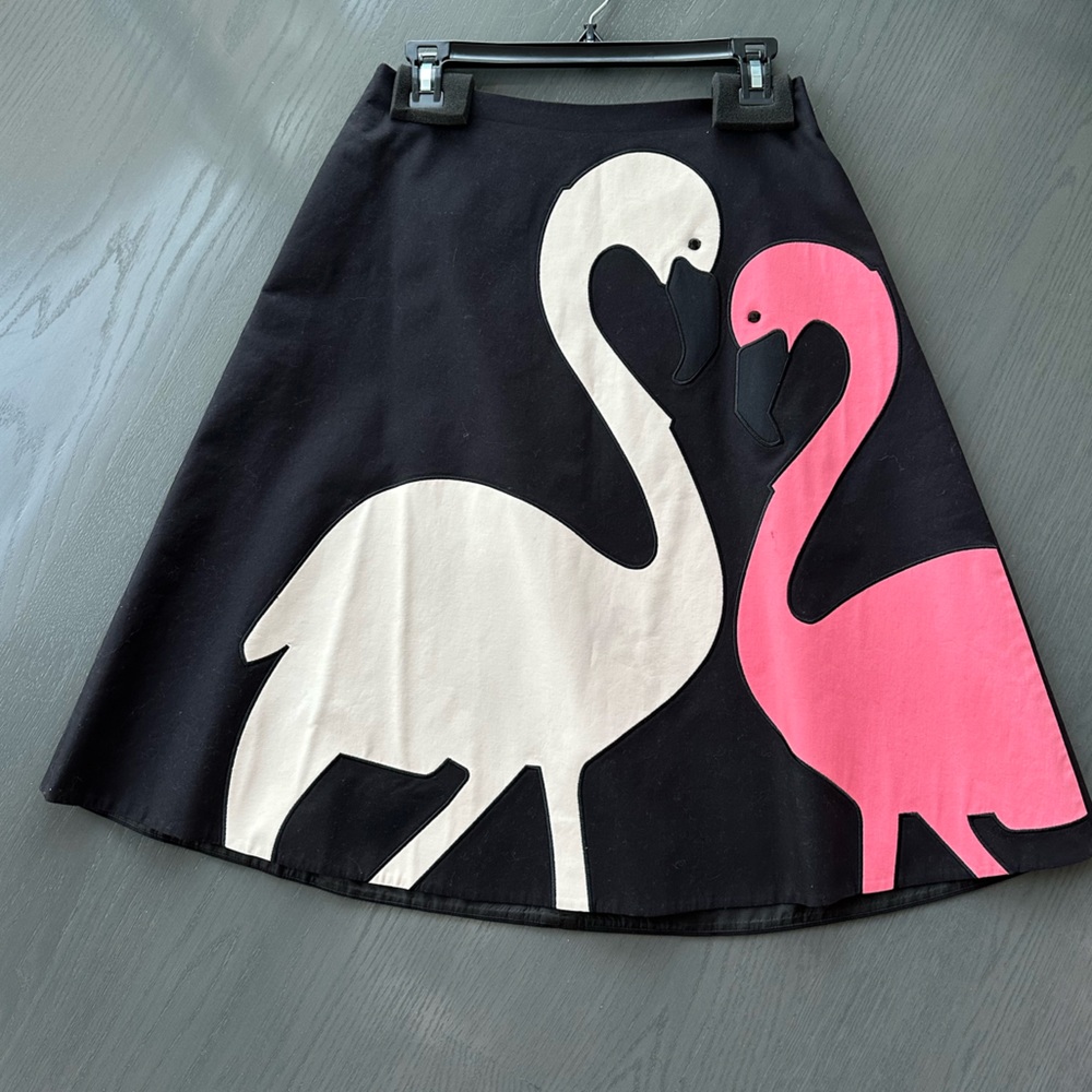 Kate Spade collectible Flamingo A-Line Skirt